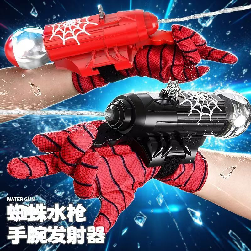 蜘蛛侠电动水枪户外打水仗玩具
