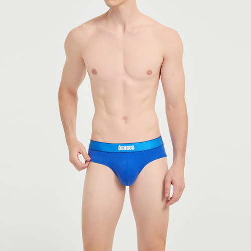 Oengus蓝色男三角内裤