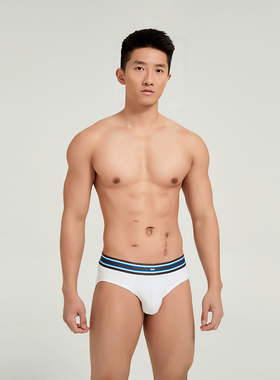 【新品lulu同款】Oengus男士黑色白色三角性感男三角性感透气舒适