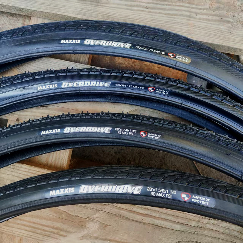 玛吉斯OVERDRIVE 28x1 5/8X1 1/4 防刺外胎28X1  3/8公路车半光胎
