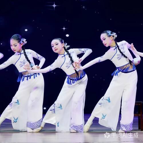 茶盏留香舞蹈表演服女子中国风