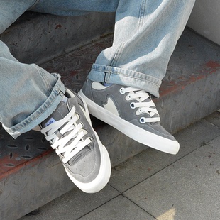 JS230204 低帮专业面包滑板鞋 尖石SHRILL STONE水泥灰翻毛皮男女款