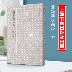 北魏墓志精选五 北朝墓志精粹 罗宗墓志·王曦墓志·高猛墓志·殷伯姜墓志·封之秉墓志·宇文悦墓志·贺收及夫人侯氏墓志上海书画