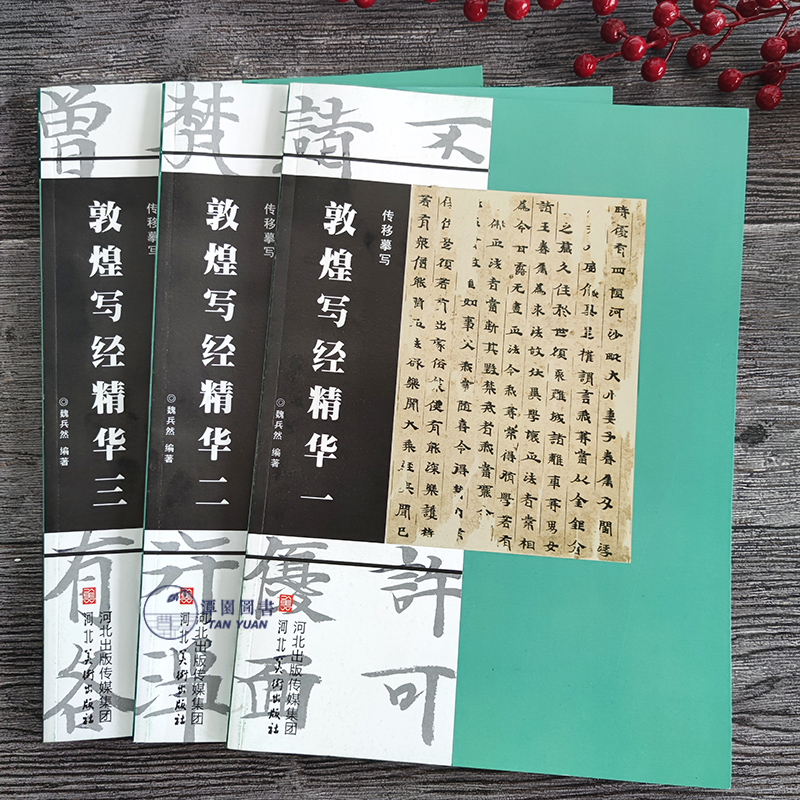 敦煌写经精华传移摹写书法隶楷毛笔字帖魏兵然编著大字临写练字创作精选范本1158字河北美术出版社