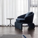 单人住宅家具设计师意式 极简休闲椅会所接待椅样板房休闲沙发椅
