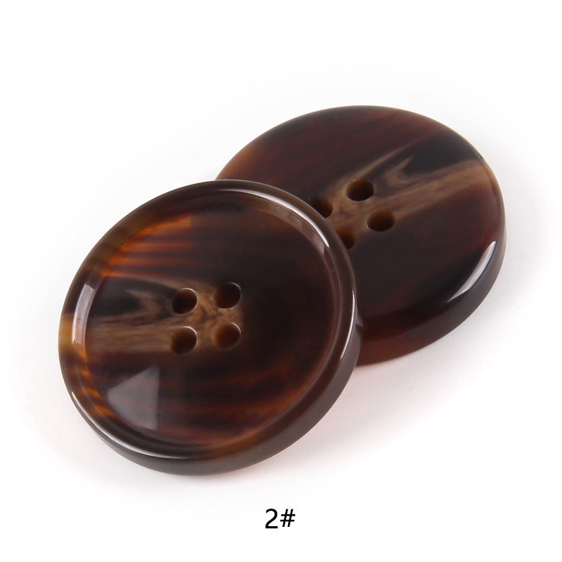 여성용 모직 코트에는 고급 수지 패턴 단추 남성용 정장 및 바지에는 윈드 브레이커 단추 모조 뿔 단추