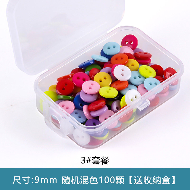 수지 DIY 손으로 그린 ????버튼 다채로운 혼합 색상 크리 에이 티브 꽃다발 버튼 캔디 컬러 두 눈 빵 버튼