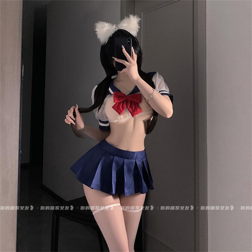 性感学生jk套装超短裙学院风制服