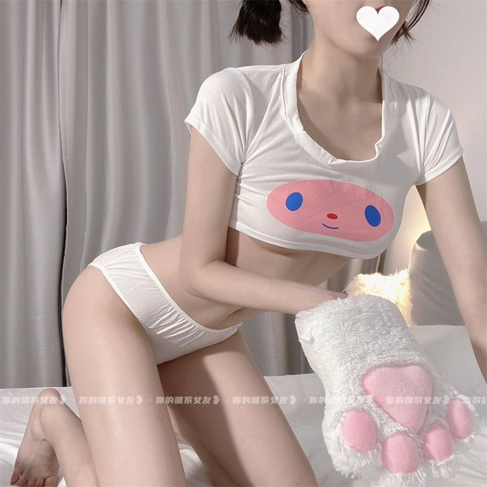日系少女内衣软妹可爱分体式睡衣