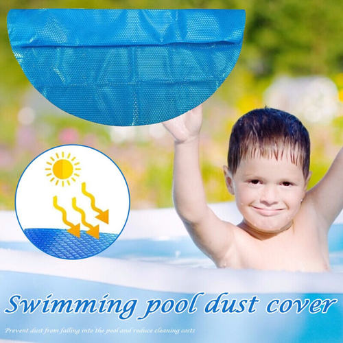 Heart Pattern Round Solar Pool Cover 12ft Dia for Inflatable