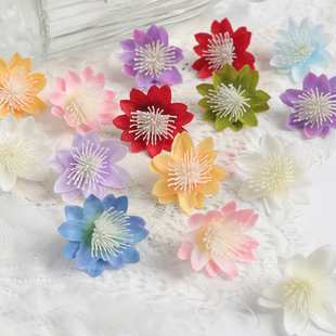仿真菊花花瓣 饰草帽花配件 diy手工材料假花绢花婚庆花墙手腕花装