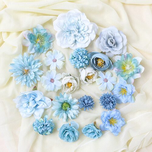 diy学士帽簪花婚庆装饰假花绢花