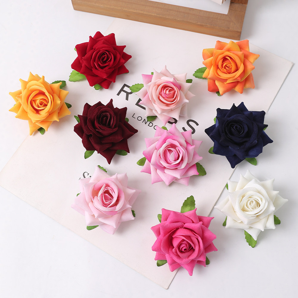 6.5CM小角玫仿真花 diy手工材料婚庆服装胸花手腕花装饰假花绢花,家居饰品,仿真花/假花,淘宝优惠券,粉丝福利购,淘宝优惠卷