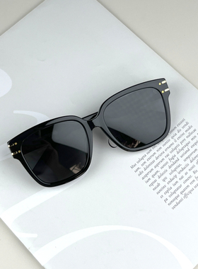 周董江疏影同款墨镜男女 高街百搭简约风 高品质时髦大框可配近视