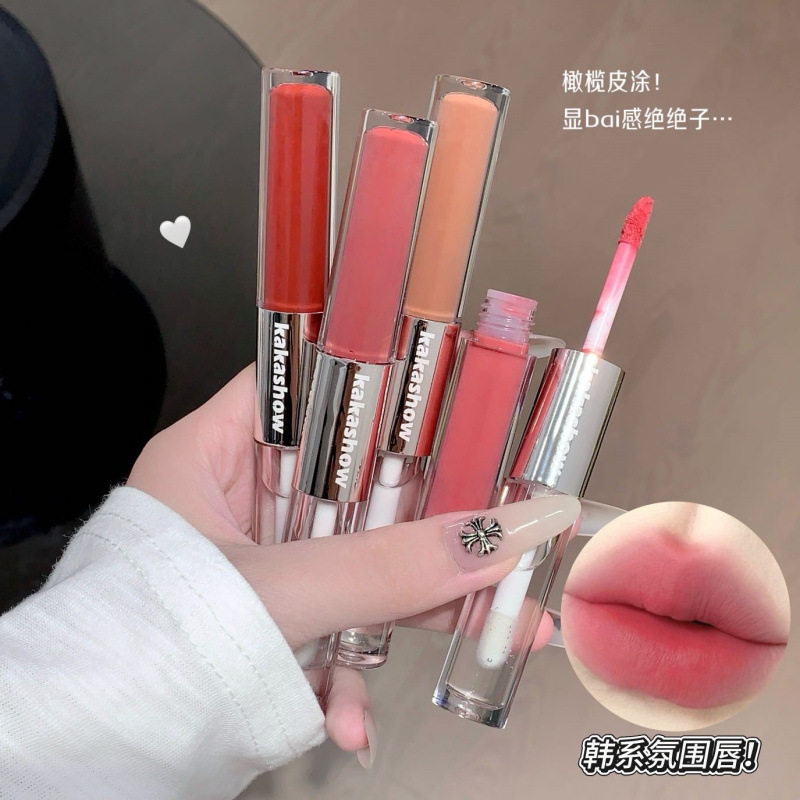 kakashow粉效双头唇釉哑光雾面口红镜面水光叠涂唇油唇蜜跨境美妆,彩妆/香水/美妆工具,唇彩/唇蜜/唇釉/唇泥/唇霜,淘宝优惠券,粉丝福利购,淘宝优惠卷