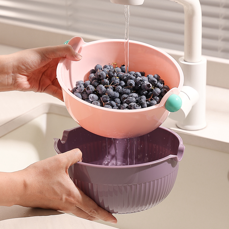 熊谷组多巴胺双层加厚沥水篮