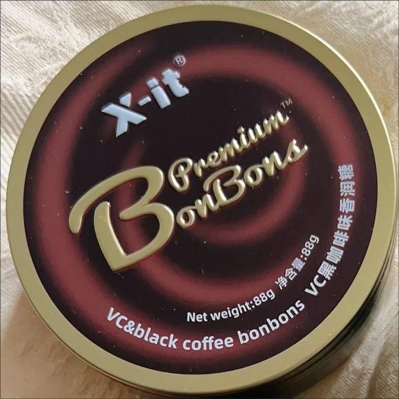 xit冰咖啡糖富含VC香润糖清凉润喉糖开车N加班犯困特浓咖啡清润糖