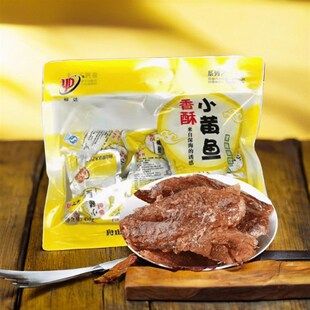 舟山裕达小黄鱼干500g香酥带鱼罐头鱼香辣小海鲜零V食即食干货特