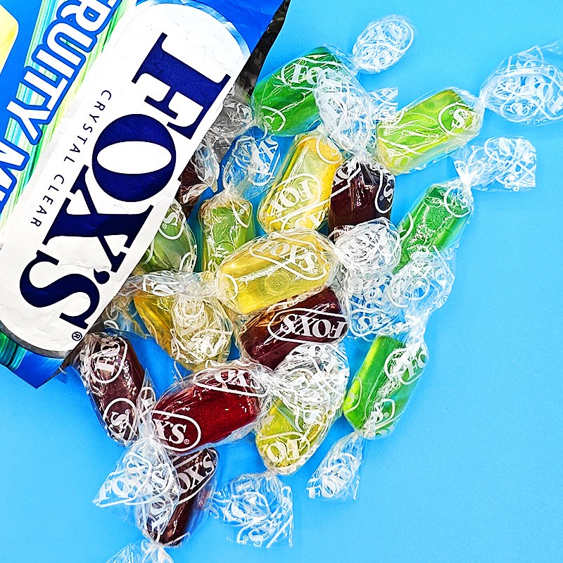 印尼进口FOXS网红水晶糖四季茶硬糖F水果糖糖果小零食休闲食品喜