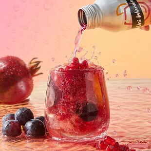 山姆超市采购格西亚起泡酒风味起泡汁石榴汁起泡水Y饮料酸甜爽口
