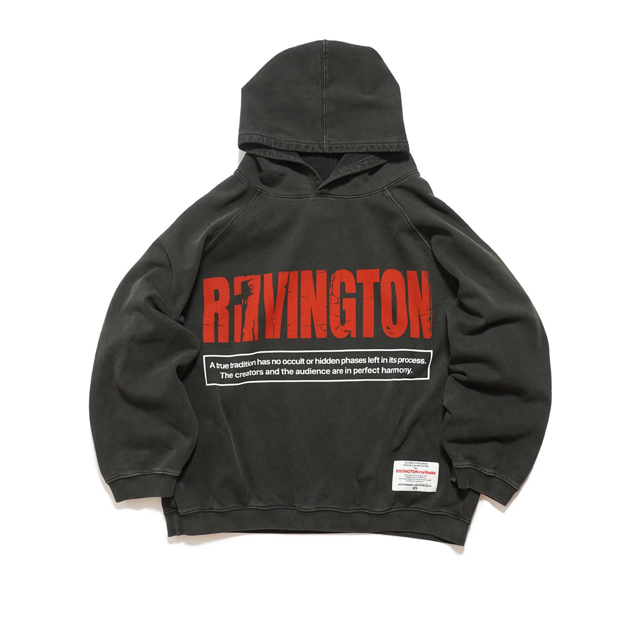 RRR123美式连帽套头卫衣男生秋季新款 慵懒风宽松重磅 休闲上衣