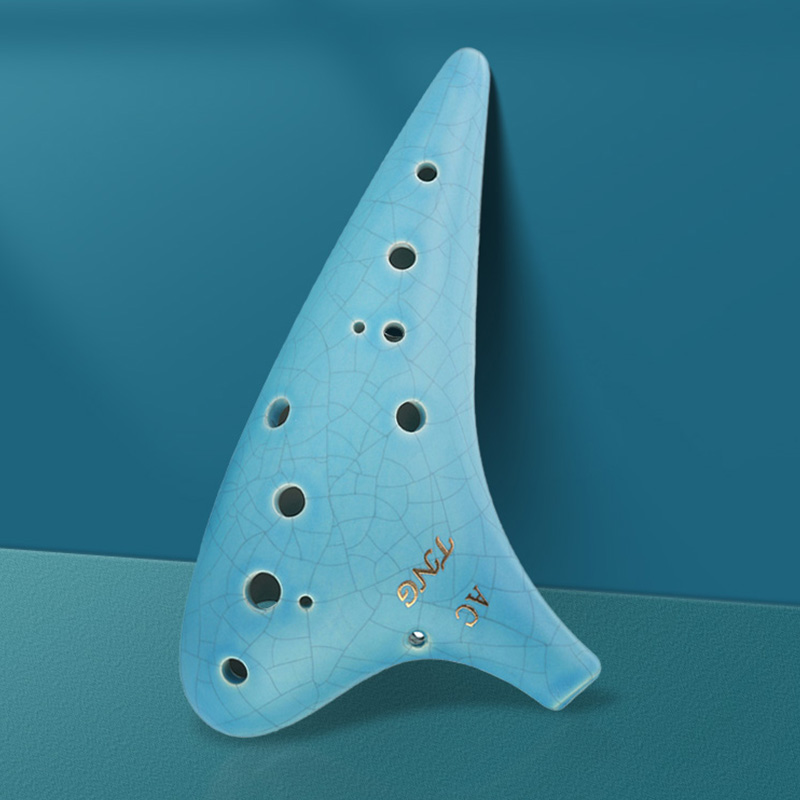 林中鸟陶笛12孔ac初学教材裂纹