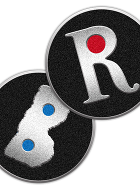 世纪文景文创商品：波拉尼奥 R&B金属徽章 一套两枚 《地球上最后的夜晚》和《重返暗夜》小说经典封面复刻徽章