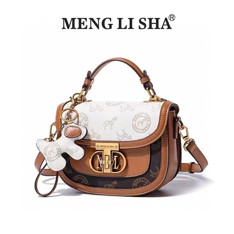 小众设计时尚真皮单肩斜挎女包包