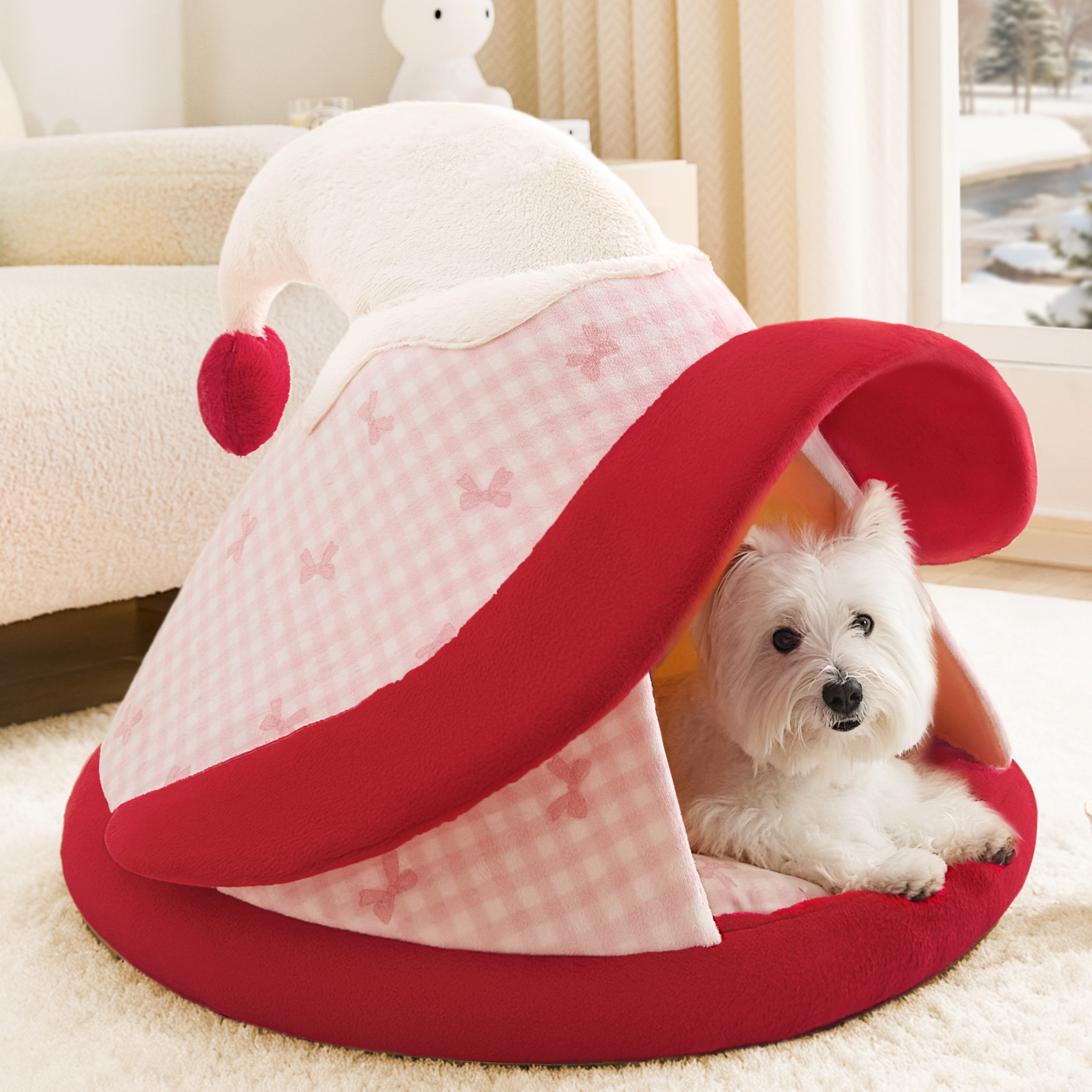 25新款狗窝冬加厚保暖别墅房子屋