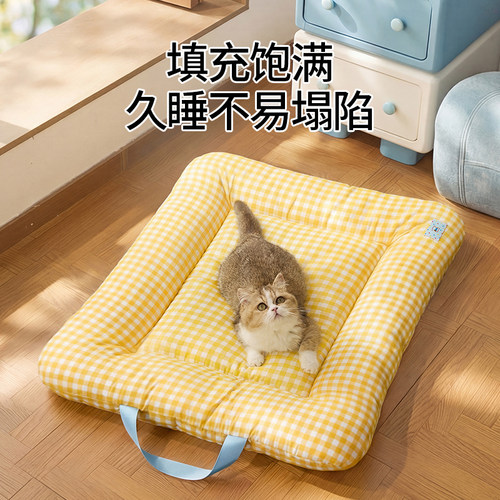 舒缓睡眠猫垫子多宠家庭随意躺