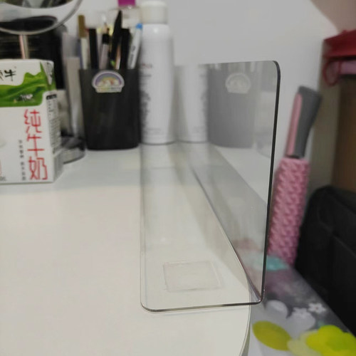 书桌挡板桌面防掉落挡条电脑桌围挡桌缝填充神器墙面缝隙透明挡板