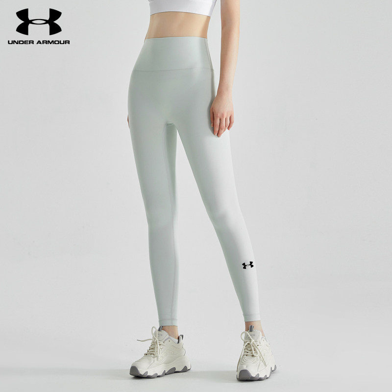 安德玛瑜伽裤女跑步训练健身服运动弹力透气打底裤提臀收腹紧身裤