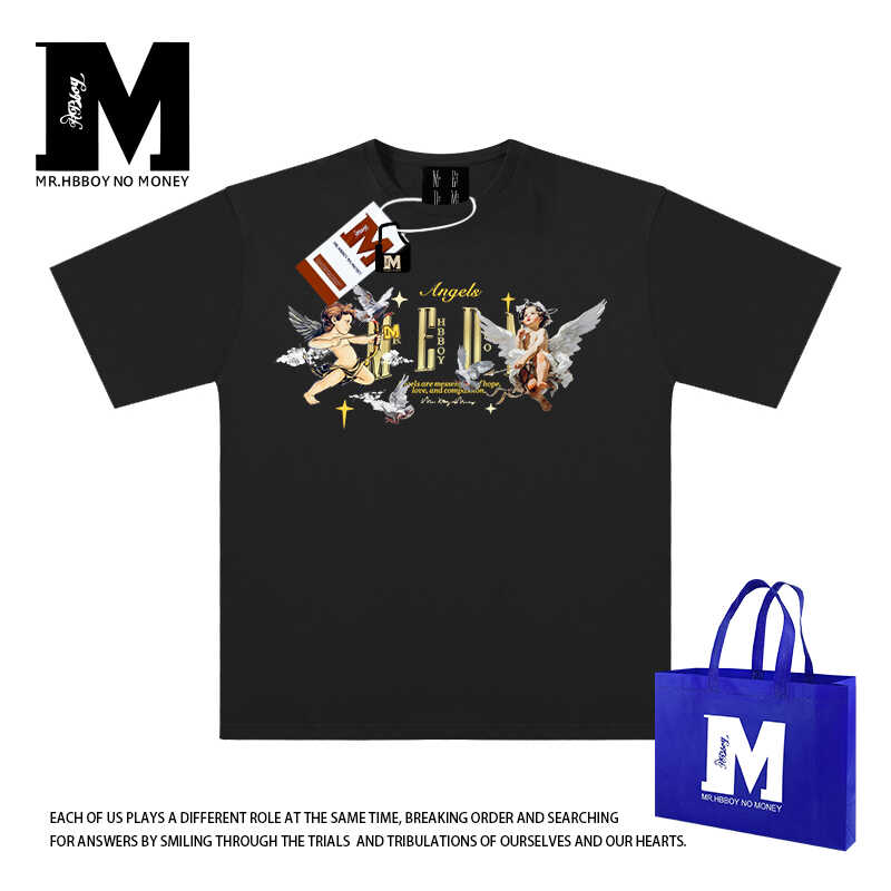 2024夏季新款纯棉ins宽松短袖t恤