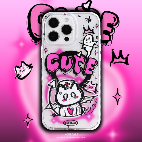 KOERCASE亚比小幽灵猫咪手机壳