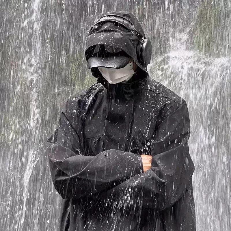 黑武士春秋季冲锋衣男款大码三合一宽松户外登山防风防水夹克外套