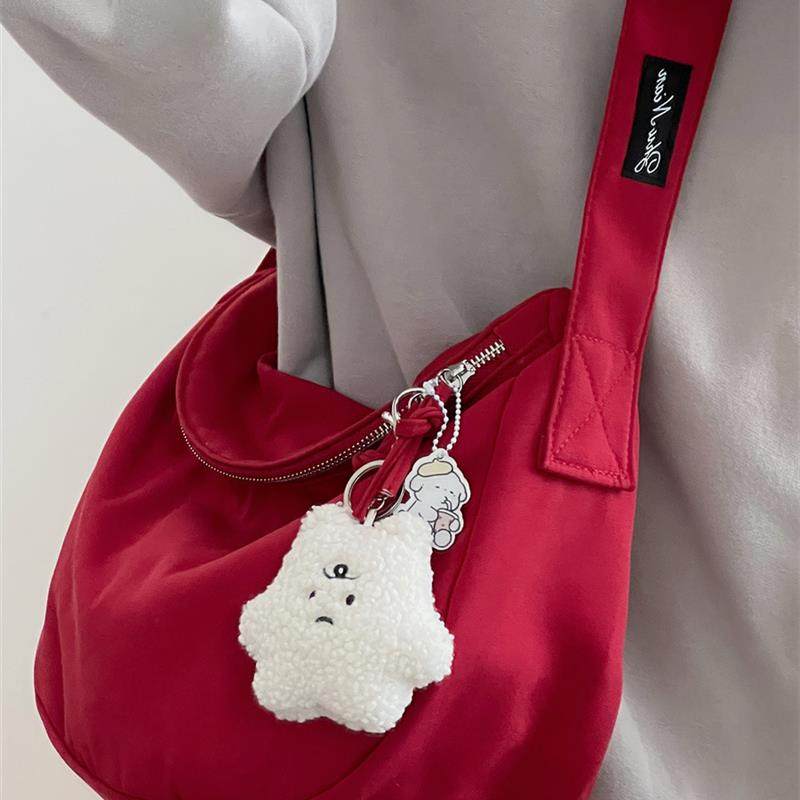 日系复古简约百搭红色系包包女韩版大容量斜挎包休闲小众单肩包潮,箱包皮具/热销女包/男包,通用款女包,淘宝优惠券,粉丝福利购,淘宝优惠卷