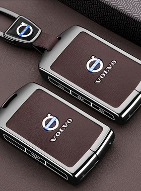 2025款沃尔沃钥匙套xc60s90s60xc40xc90v60v90汽车高端金属扣壳男