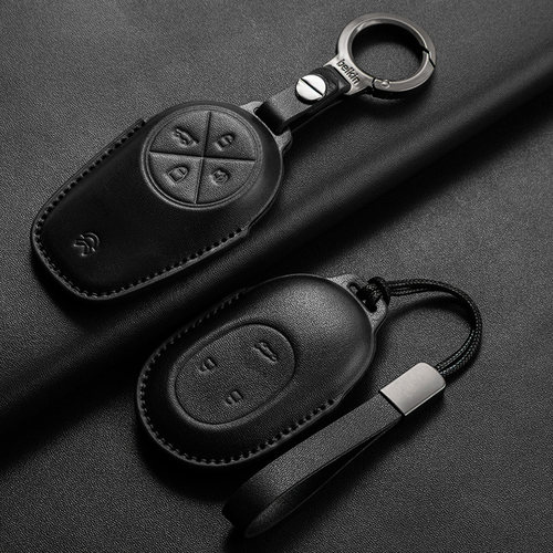 适用蔚来es6钥匙套新老款et5/t配件es8包ec6壳es7扣et7汽车皮用品