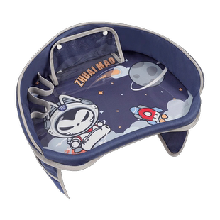 拽猫汽车儿童安全座椅专用餐台车载餐盘宝宝餐桌后排收纳小桌板