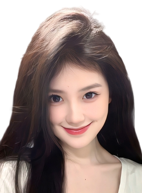 黛倾城全真人发增发高颅顶假发片