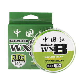 日本进口正品 路亚专用pe线 大力马8编主线鱼线远投子线中国红线