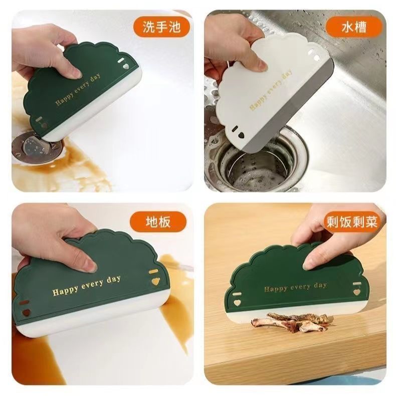 云朵刮水板浴室洗手台玻璃卫生间台面清洁刷板镜子除雾可壁挂大号