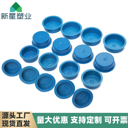 PE蓝色快装内扣防尘管堵塑料堵头