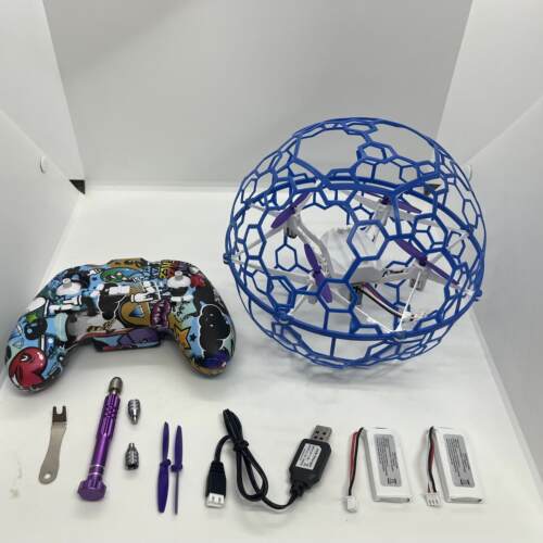 适用迎风YF200足球无人机视角FPV红色蓝色轴距200电池桨叶电机