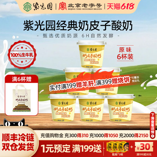 紫光园老字号奶皮子酸奶北京特产
