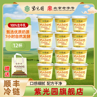 紫光园奶皮子酸奶风味120g*12