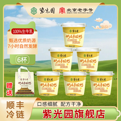 紫光园老字号奶皮子酸奶北京特产