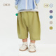 儿童裤 子男女宝宝防蚊裤 柔软大屁屁裤 papa爬爬夏季 外出休闲九分裤