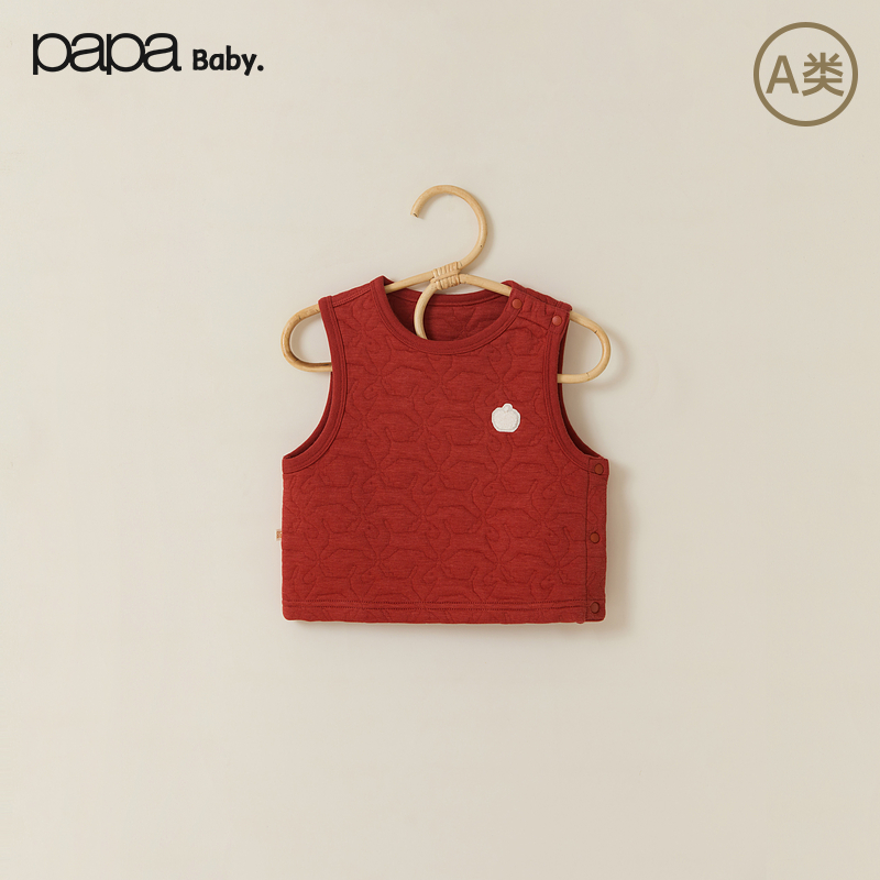 papa爬爬冬季宝宝马甲