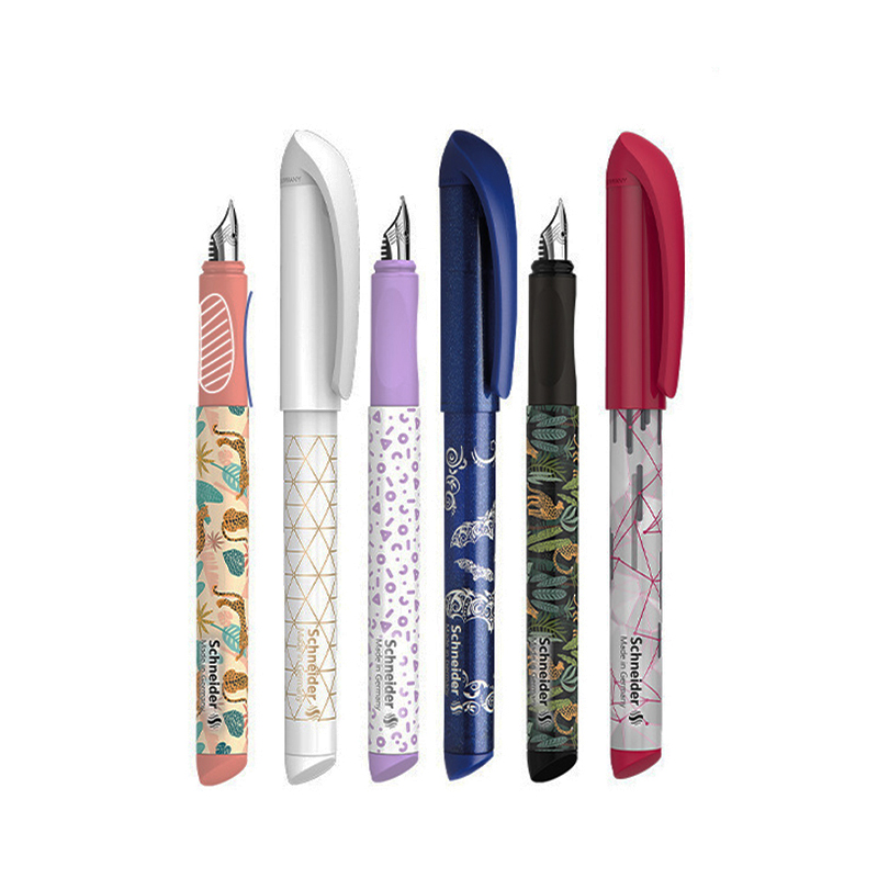 蓝色可擦0.5mm铱金笔尖钢笔